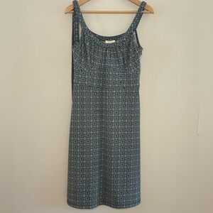 Ann Taylor LOFT Women's Dress Teal and Black Sleeveless, Size 6